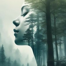 Схема вышивки «Дыхание леса»