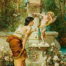 Схема вышивки «Ханс Зацка. Фонтан любви.»