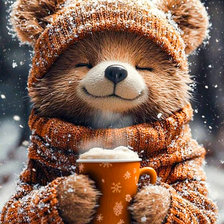 Схема вышивки «Медвежонок Бамси»