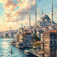 Схема вышивки «Стамбул»