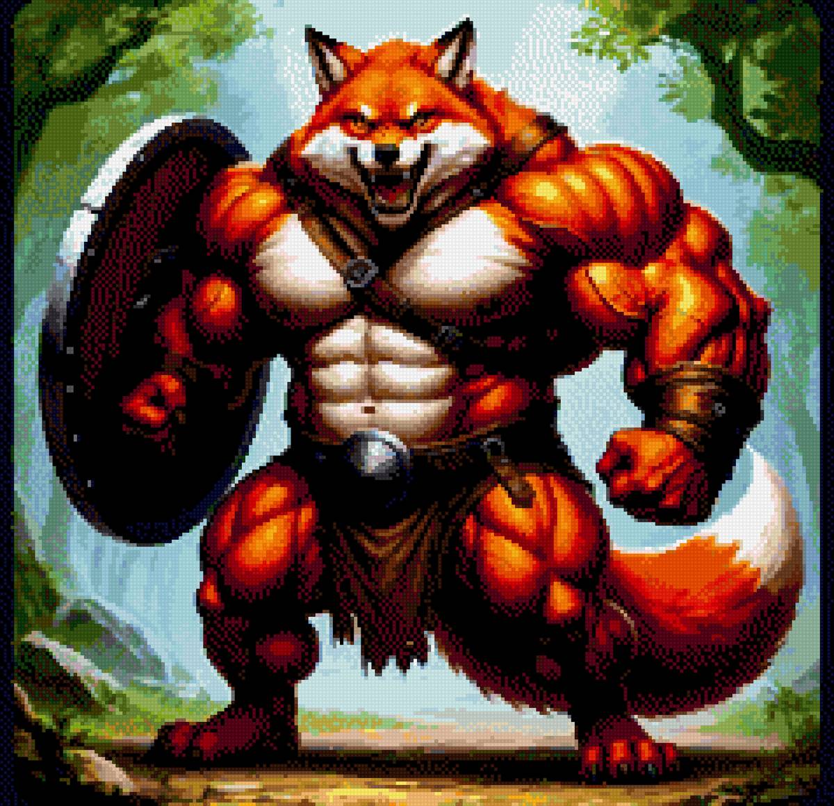 Воин - лис - предпросмотр