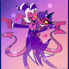 Схема вышивки «Мокси и Милли»