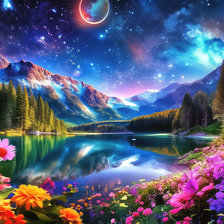 Схема вышивки «Природа»