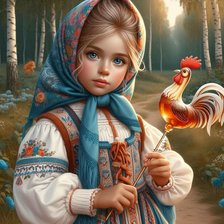 Схема вышивки «Русская красота»