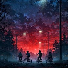 Схема вышивки «Очень странные дела»