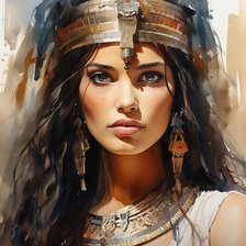 Схема вышивки «Египетская царица»