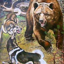 Схема вышивки «Библиотека Охотника»