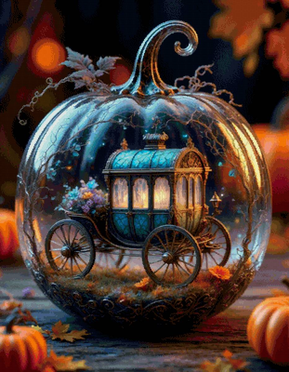 №2939366 - стеклянная тыква, карета - предпросмотр