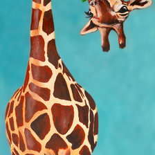 Схема вышивки «Веселый жираф»