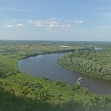 Схема вышивки «Река Клязьма»