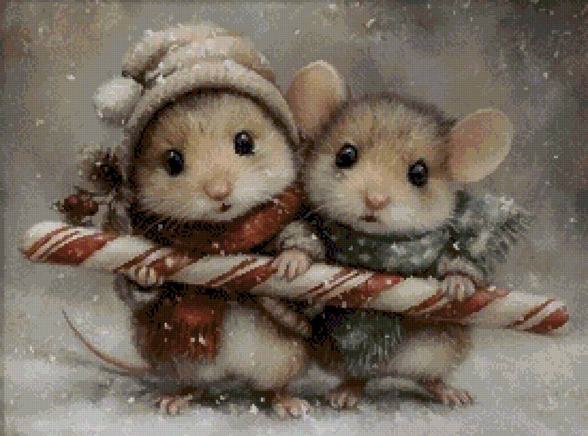 Xmas mouse - предпросмотр