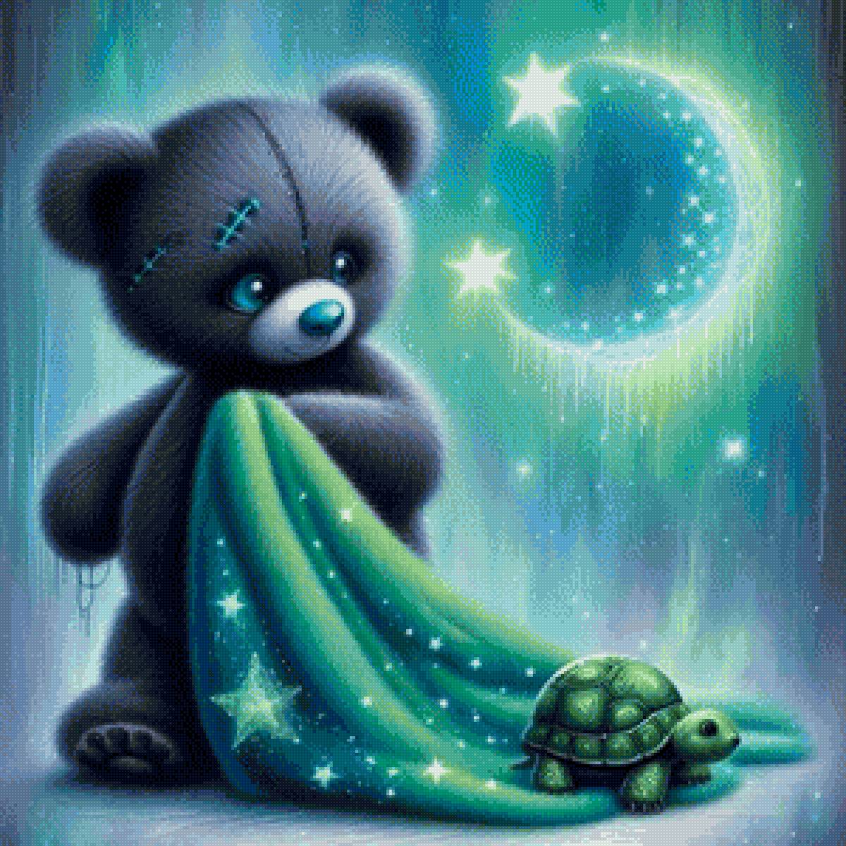 Лунный мишка - мишка, луна - предпросмотр