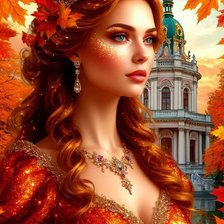 Схема вышивки «Осень»