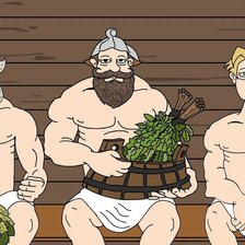 Схема вышивки «баня»