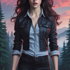 Схема вышивки «Белла Каллен»