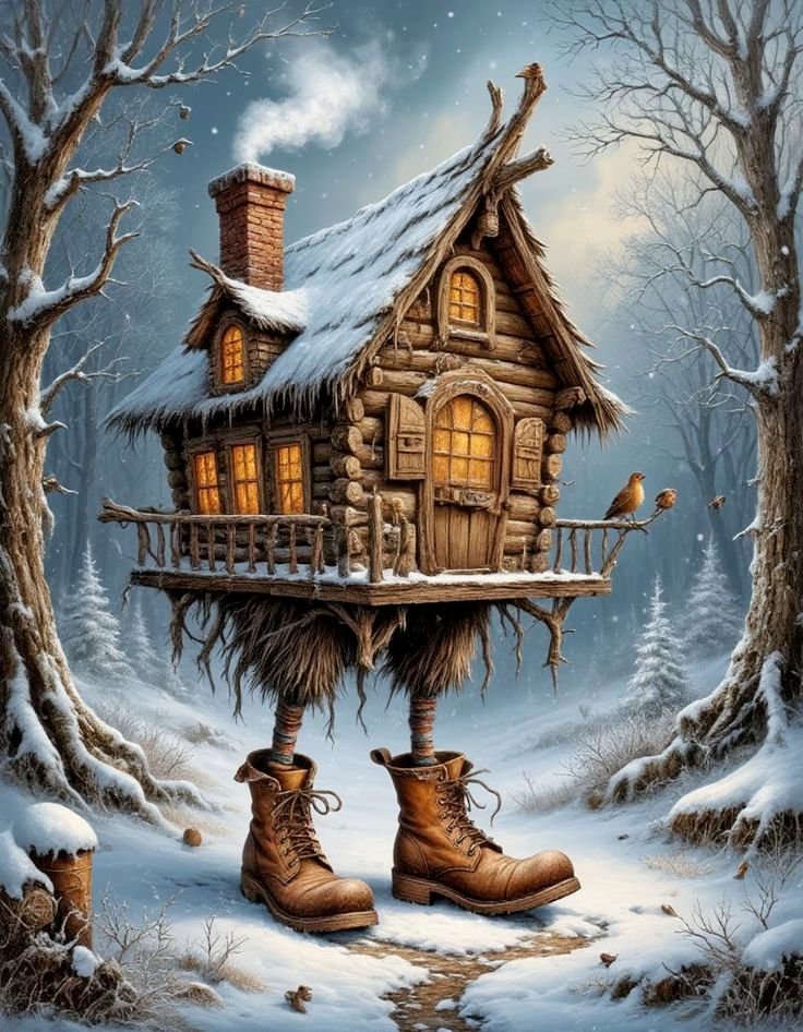 избушка на курьих ножках - оригинал