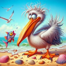 Схема вышивки «птичка»