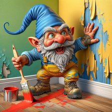 Схема вышивки «гномы»