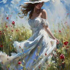 Схема вышивки «Луговая фея»