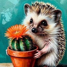 Схема вышивки «Колючки»