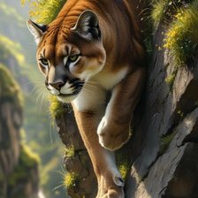 Схема вышивки «Пантера»