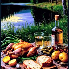 Схема вышивки «Природа»