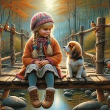 Схема вышивки «Друзья»