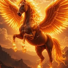 Схема вышивки «конь-огонь»