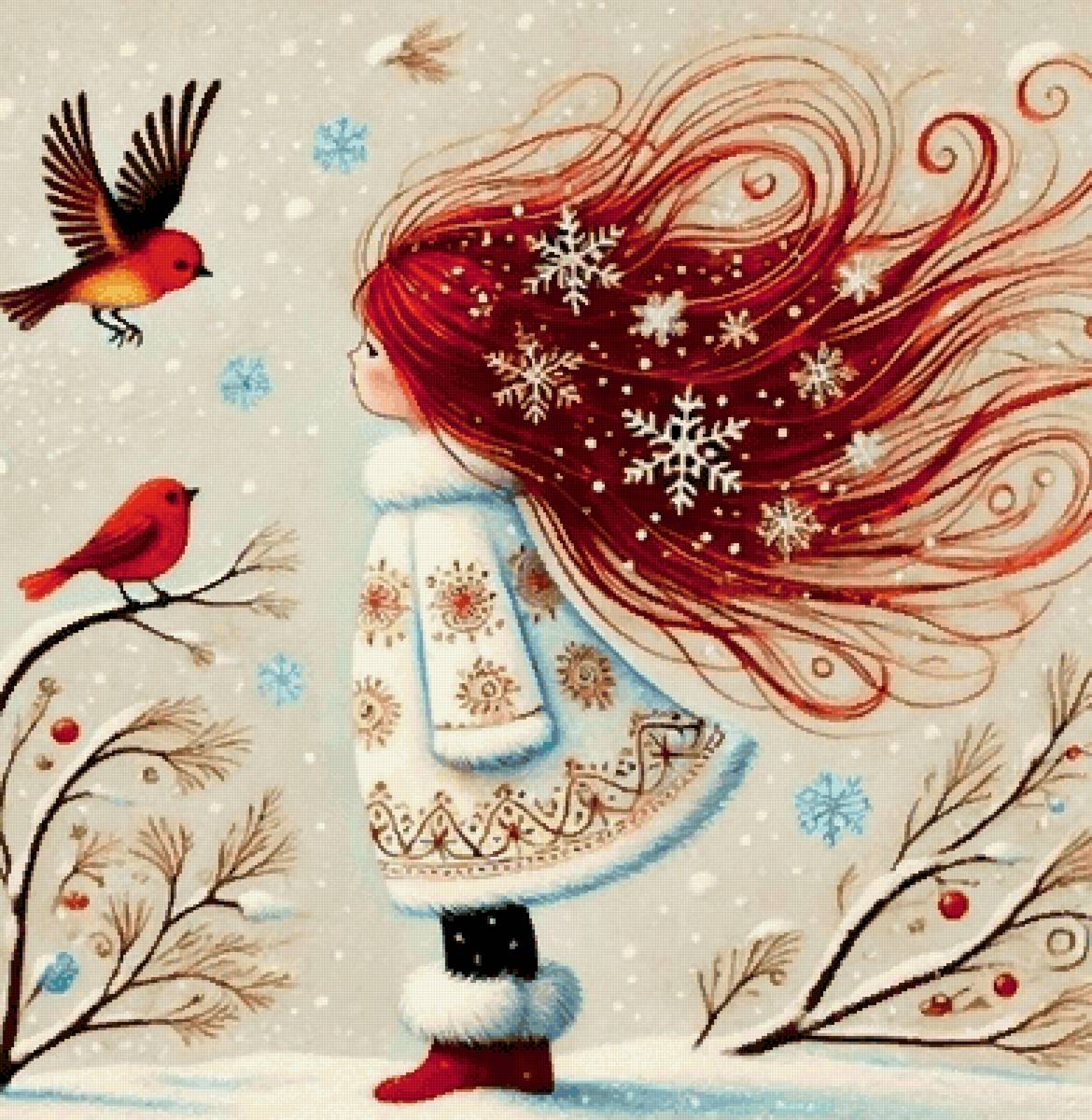 Девочка-Зима - предпросмотр