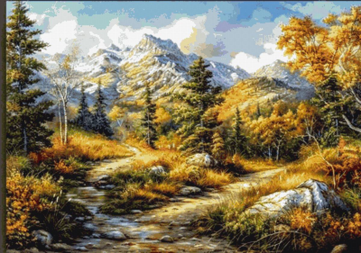 осень в горах - предпросмотр