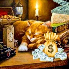 Схема вышивки «Кошки»