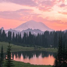 Схема вышивки «Горный пейзаж»