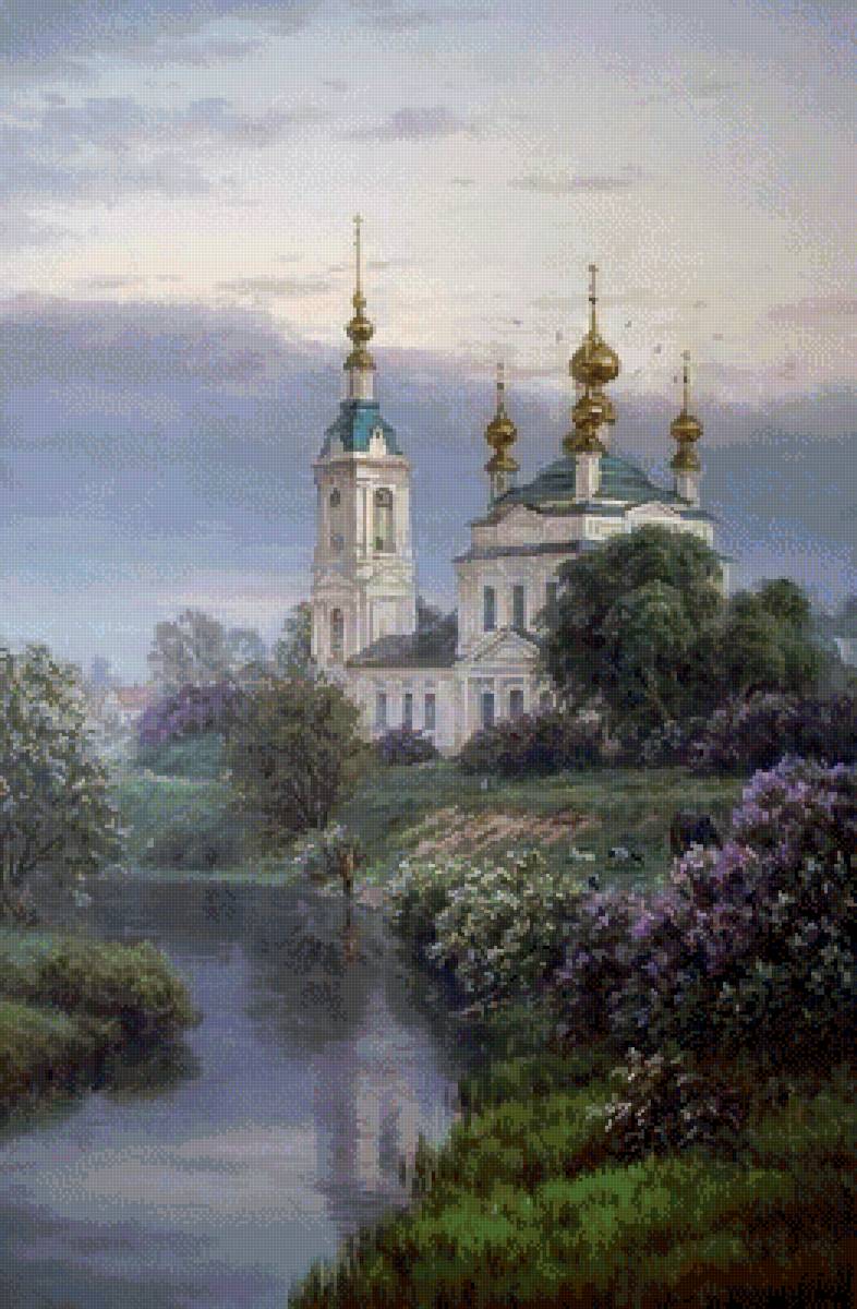 Храм - храм, природа - предпросмотр