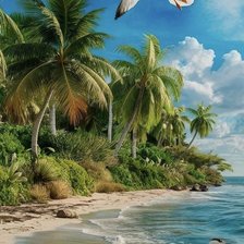 Схема вышивки «Море»