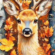 Схема вышивки «олень5»