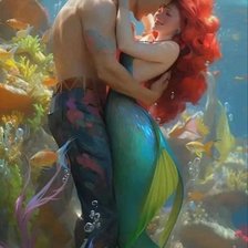 Схема вышивки «Русалочка»