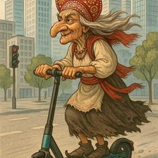 Схема вышивки «баба яга»