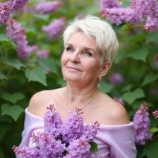 Схема вышивки «сиреневое»