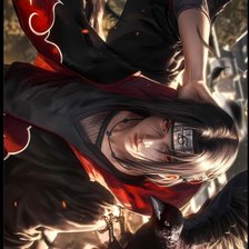 Схема вышивки «Итачи»