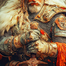 Схема вышивки «Архангел Михаил»