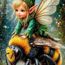 Схема вышивки «эльф»