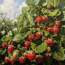 Схема вышивки «Клубничка»