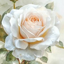 Схема вышивки «Чайная роза»