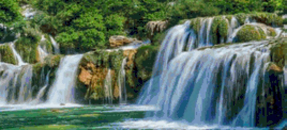 водопад - водопад гора - предпросмотр