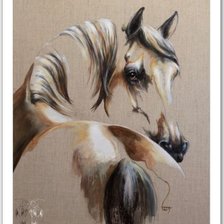 Схема вышивки «Конь»