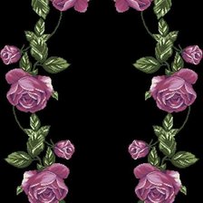 Схема вышивки «дорожка»