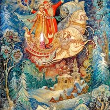 Схема вышивки «Зима»