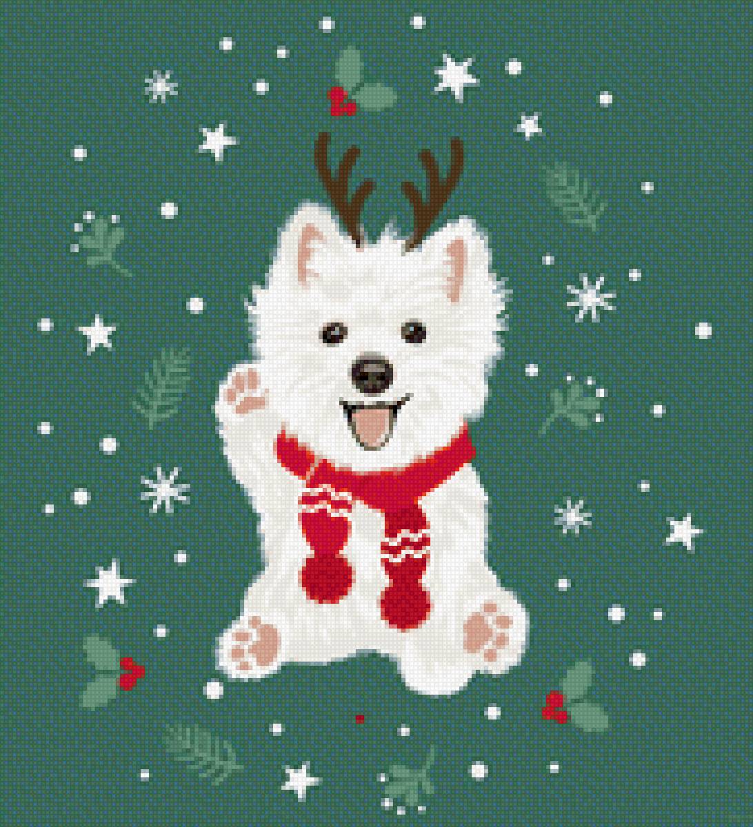 Пенни - новогодняя, вестик - предпросмотр