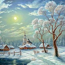 Схема вышивки «Дунная ночь»