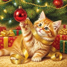 Схема вышивки «новогодняя»